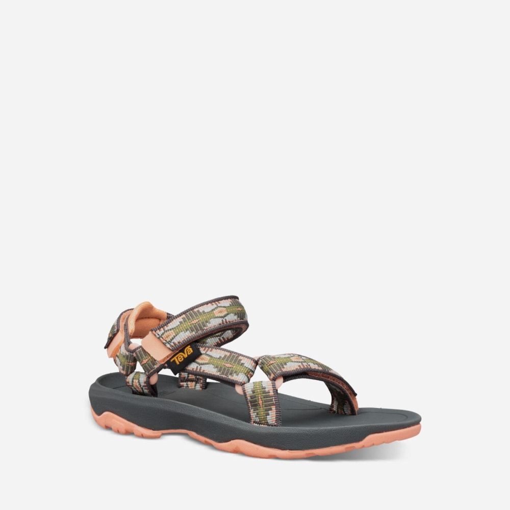 Teva Hurricane XLT 2 - Kids' Teva Hiking Sandals - Grey / Orange | India (WQPM07415)